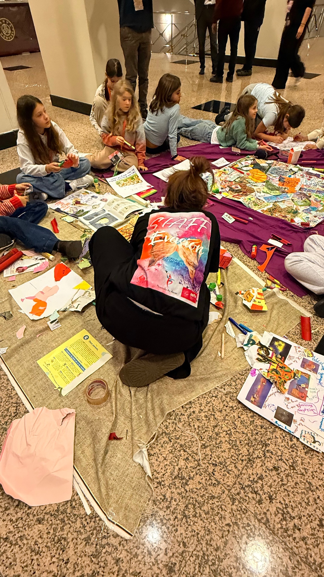 Biennale de Danse — atelier avec l'équipe Évasion