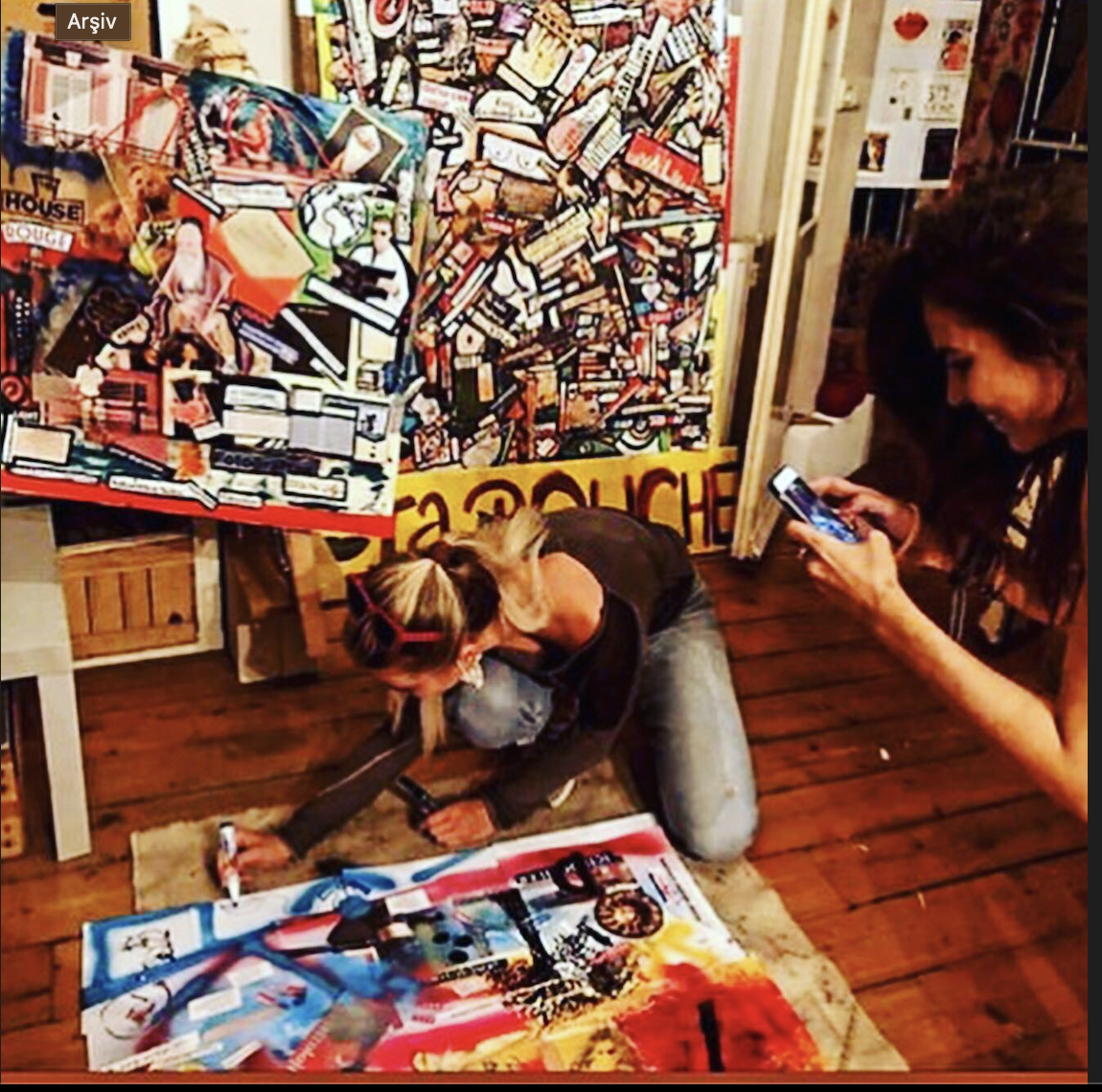 Open Studio Days — création au sol