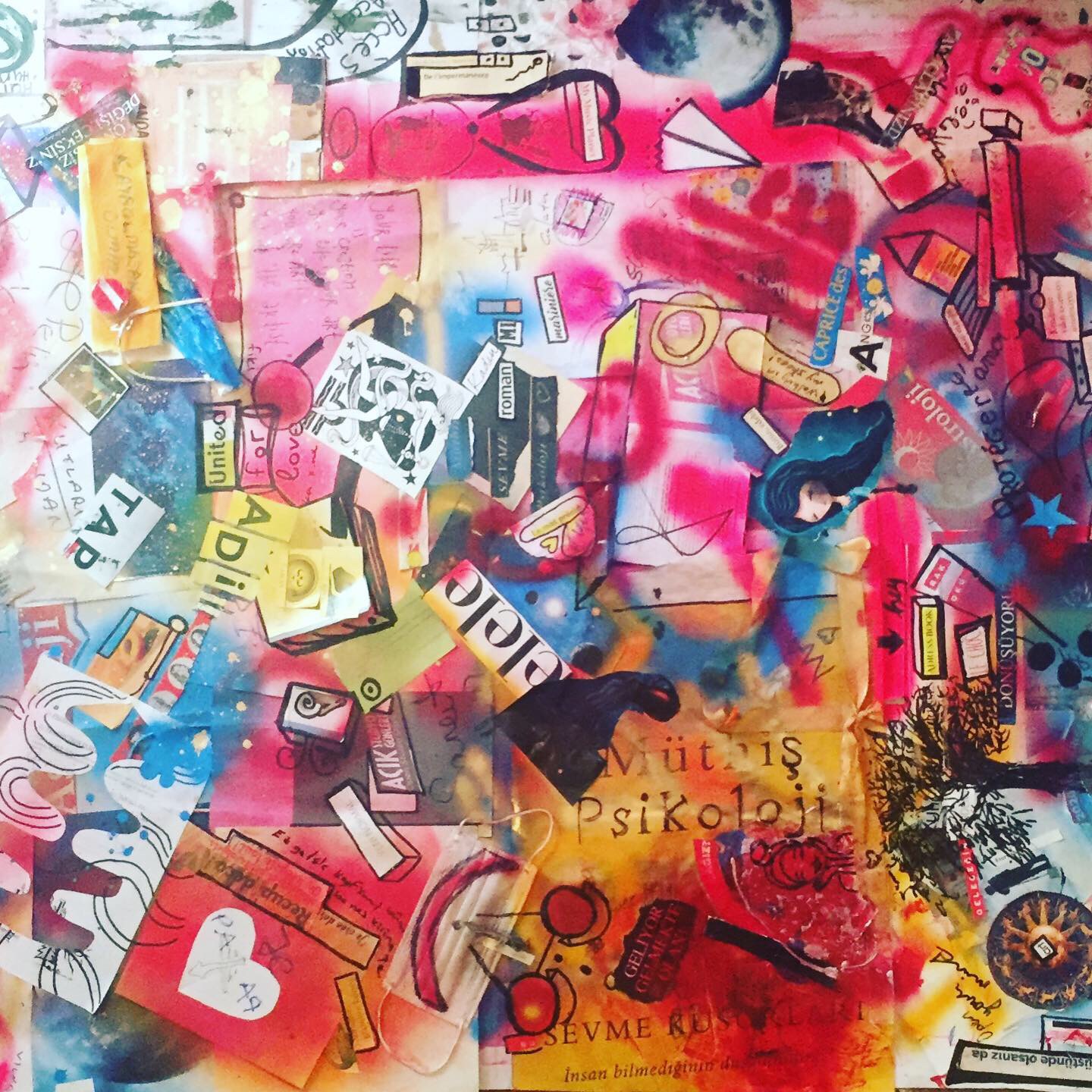 Open Studio Days — détail d'un collage